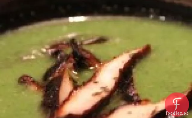Sopa De Berros Con Shiitakes A La Parrilla