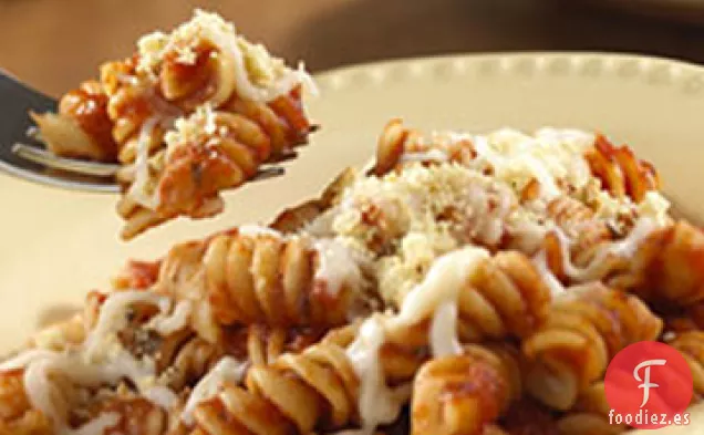 Torceduras de Pasta con Queso de 2 Pasos