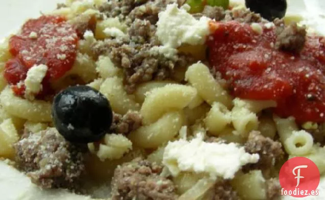 Macarrones Griegos Con Salsa De Carne