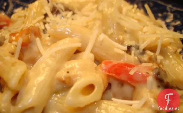Pasta Vegetariana Asada Cremosa