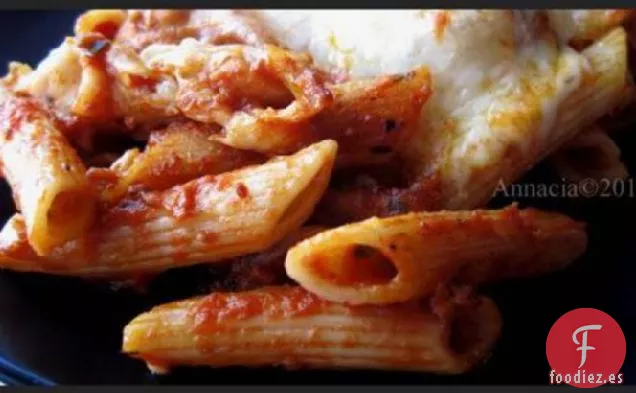 Cazuela de Pasta Penne al Horno