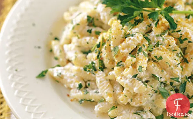 Pasta con Ricotta y Bottarga