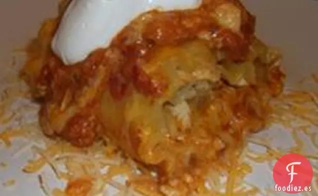 Rollups de Lasaña Mexicana