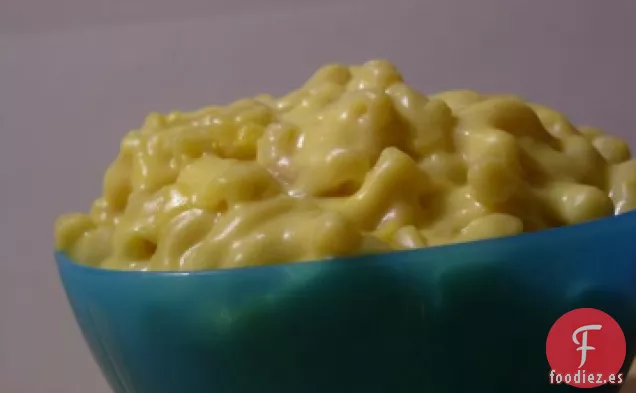 Macarrones Cremosos de Microondas con Queso
