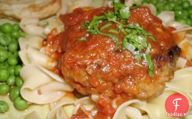Veronica Pasta Bianc (Pasta y Chuletas de Cerdo)