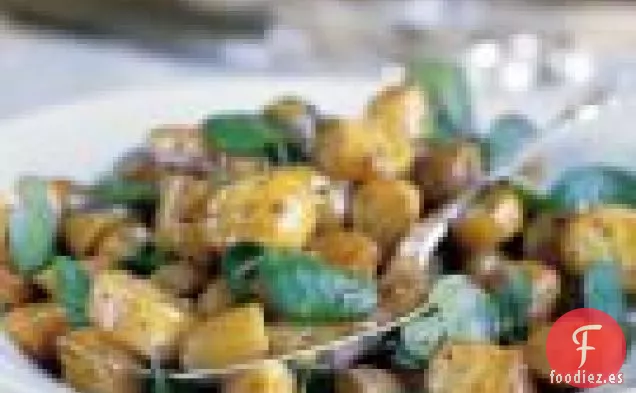 Ensalada De Patata Asada Con Berros Y Vinagreta Balsámica