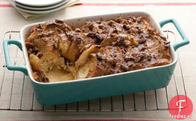 Cazuela de Tostadas Francesas al Horno con Jarabe de Arce