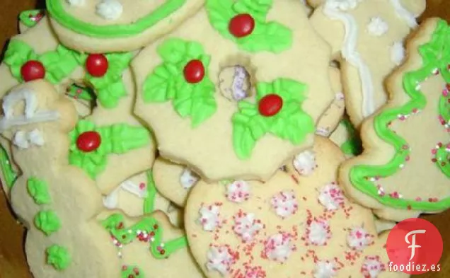 Galletas de azúcar Cortadas de Vacaciones de Elaine-Navidad