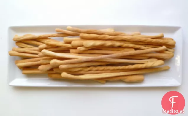 Horneado de Pan: Mantequilla Dorada y Parmesano Grissini