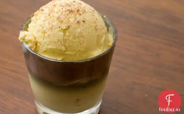 Helado de Ponche de Huevo