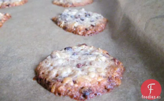 Galletas de Té Crujientes con Punta de Cacao