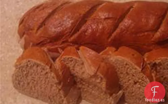 Pan Italiano Horneado sobre una Piedra de Pizza