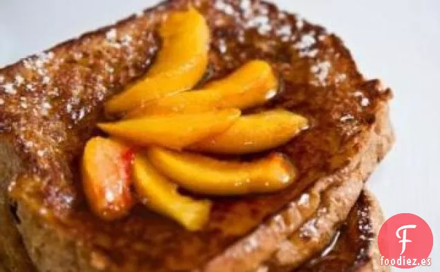 Tostada Francesa de Durazno de la Abuela