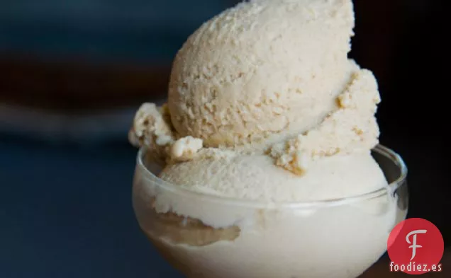 Helado de Azúcar Moreno de Melocotón Bourbon