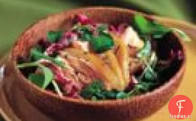 Pechuga De Pato Con Achicoria Y Verduras Amargas