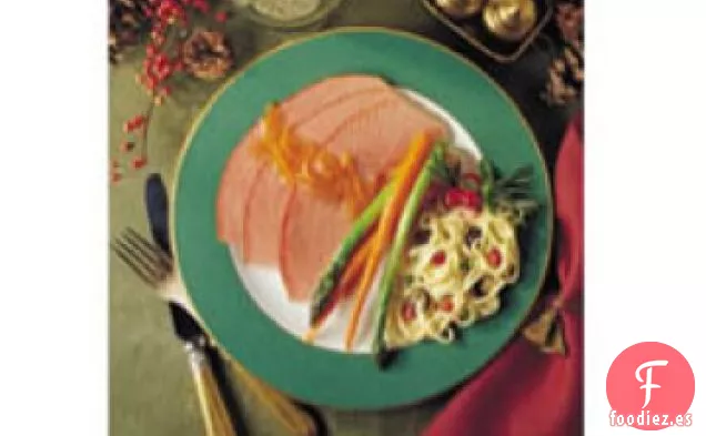 Jamón Glaseado con Miel de Naranja