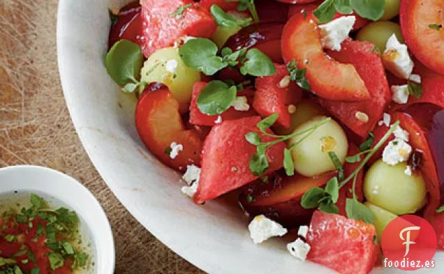 Ensalada de Melón y Ciruela