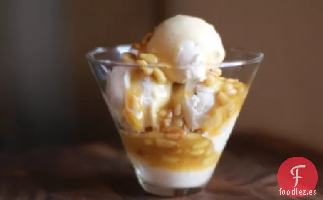 Salsa de Caramelo de Piñones y Naranja