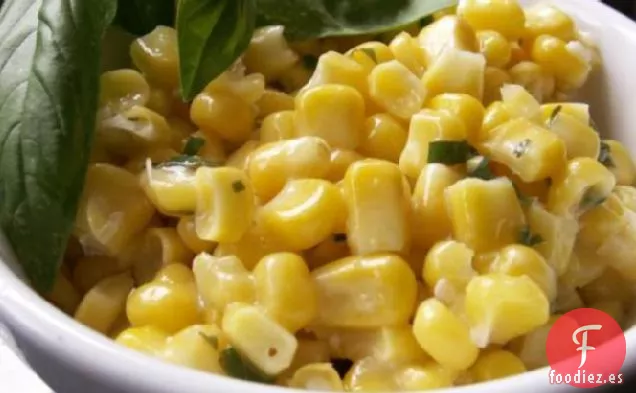 Mantequilla de Albahaca y Lima para Maíz en mazorca