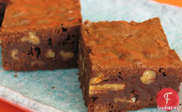 Receta de Brownies de Pacanas de Charles Chocolates
