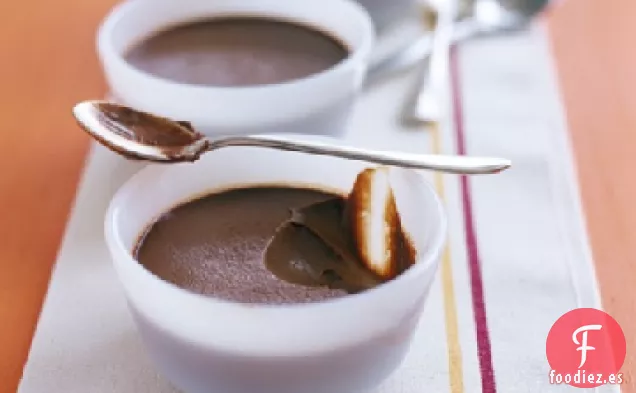 Tazas de Natillas de Chocolate