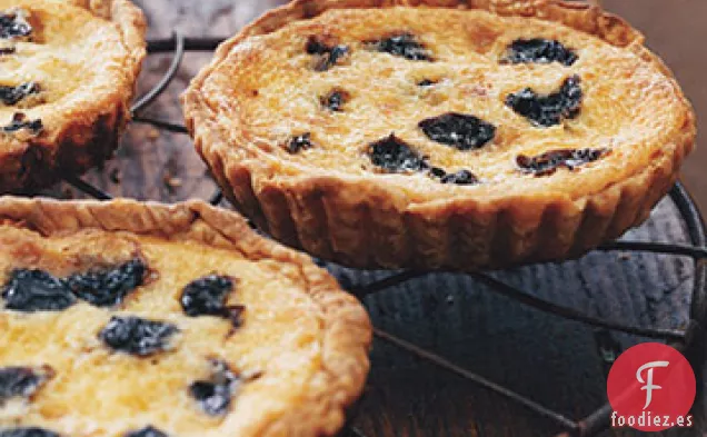 Tartaletas de Mascarpone y Ciruelas Pasas