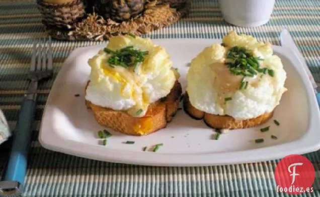 Huevos Batidos sobre Tostadas