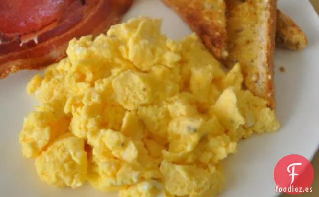 Huevos Revueltos al Microondas de Jim