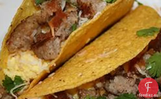 Tostadas de Salchicha y Huevo