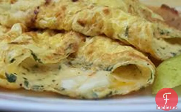 Rollo de Tortilla de Queso Feta Egipcio