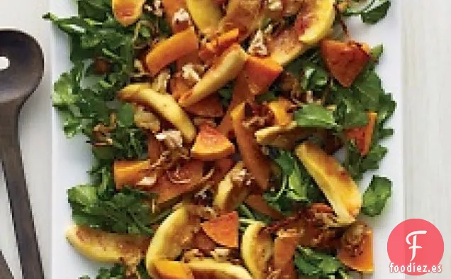 Ensalada De Calabaza Asada, Manzana Y Cebolla Cipollini
