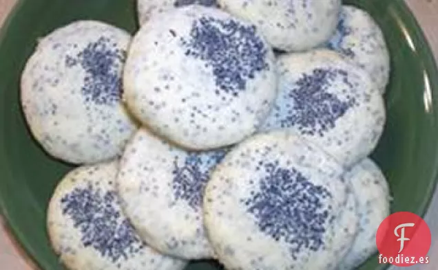 Galletas de Semillas de Amapola Rellenas de Chocolate