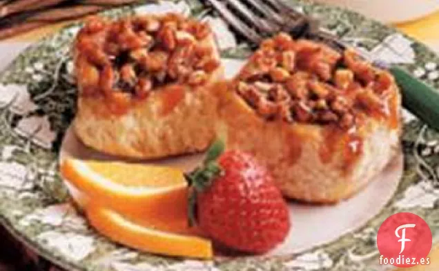 Panecillos Pegajosos de Nuez de Miel