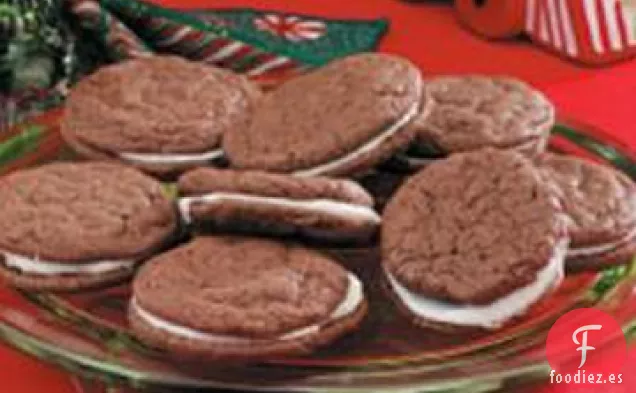 Galletas de Crema de Chocolate y Menta