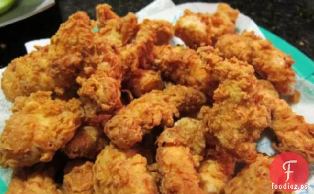 Crujientes Crujientes de Pollo con Miel y Chipotle de Chili