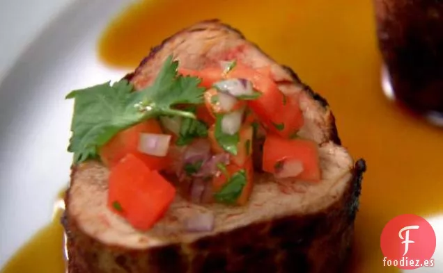 Salsa de Papaya y Cilantro