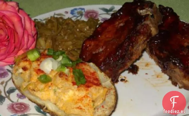 Costillas Pegajosas Aliento de Dragón