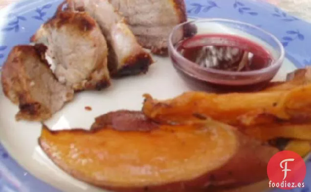 Solomillo A La Parrilla Con Salsa Picante De Granada