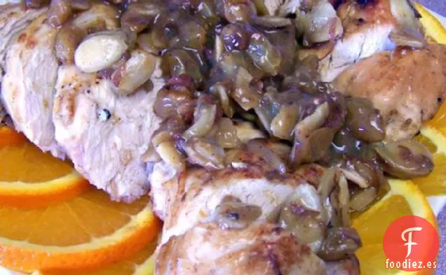 Pollo a la Naranja con Almendras