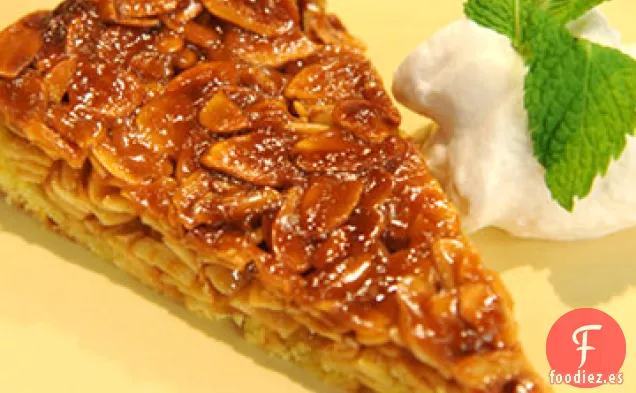Tarta de Mantequilla de Mandarina y Almendras