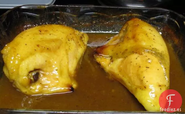 Costillas de Cerdo Con Miel, Soja y Sésamo