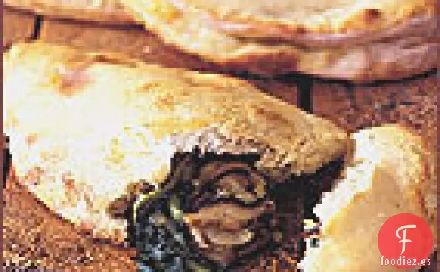 Calzones Verde Diente de León y Shiitake