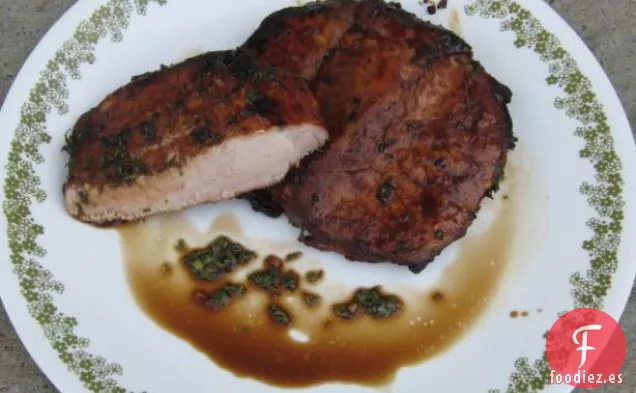 Barbacoa coreana las Costillas dulces