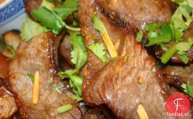 Satay de Ternera