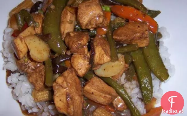 Pollo y Verduras Chinas