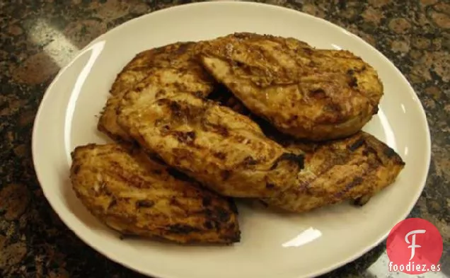 Pechugas De Pollo A La Parrilla Con Glaseado De Cebolla