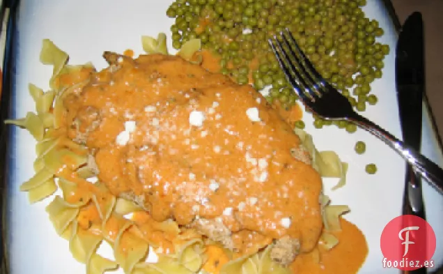 Cazuela de Fideos de Pollo