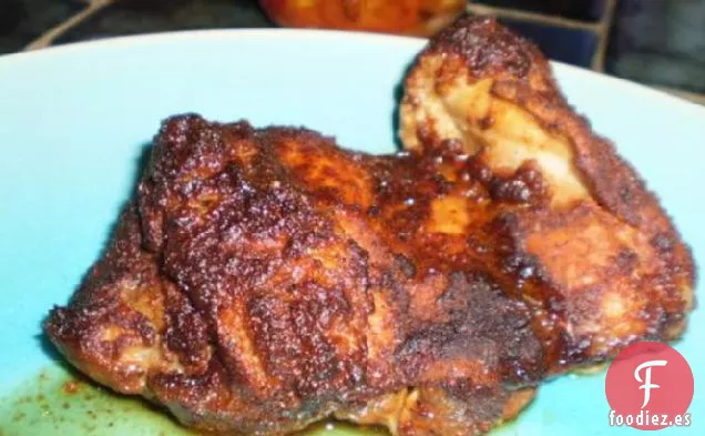 Muslos de Pollo Ahumados y Picantes Demasiado Fáciles de Kona K