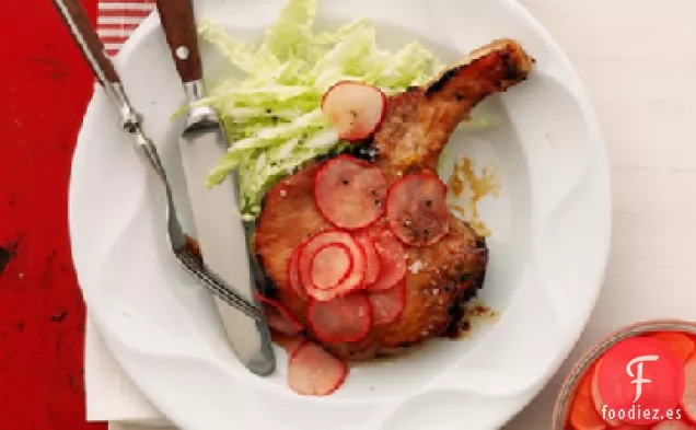 Chuletas de Cerdo Al Estilo Asiático