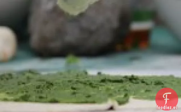 Pizza Verde de Primavera Salvaje